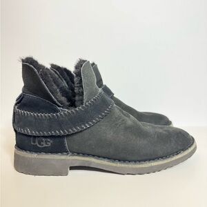UGG Charcoal Suede Ankle Boots